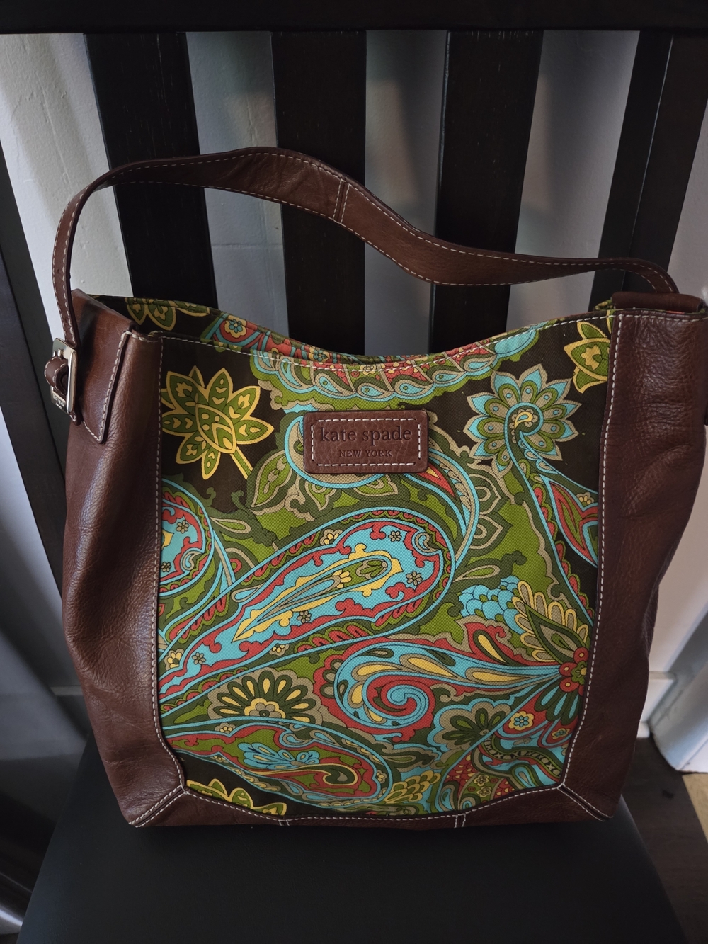 kate spade Paisley Collection Large Shoulder Tote